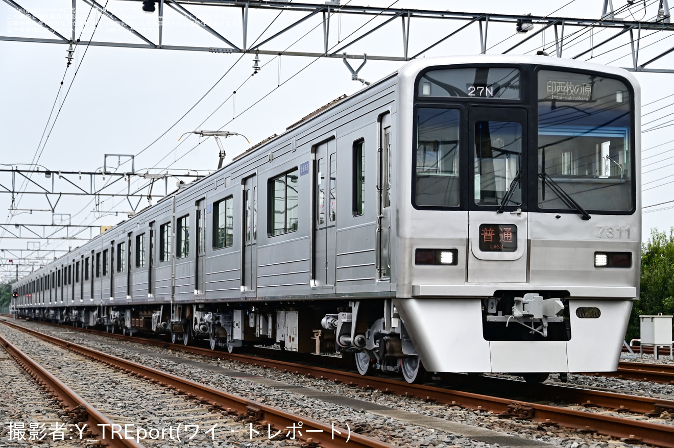 【北総】印旛車両基地で「すっぴん7300形車両撮影会」開催の拡大写真