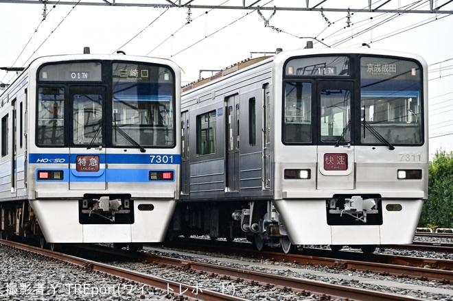 を印旛車両基地で撮影した写真