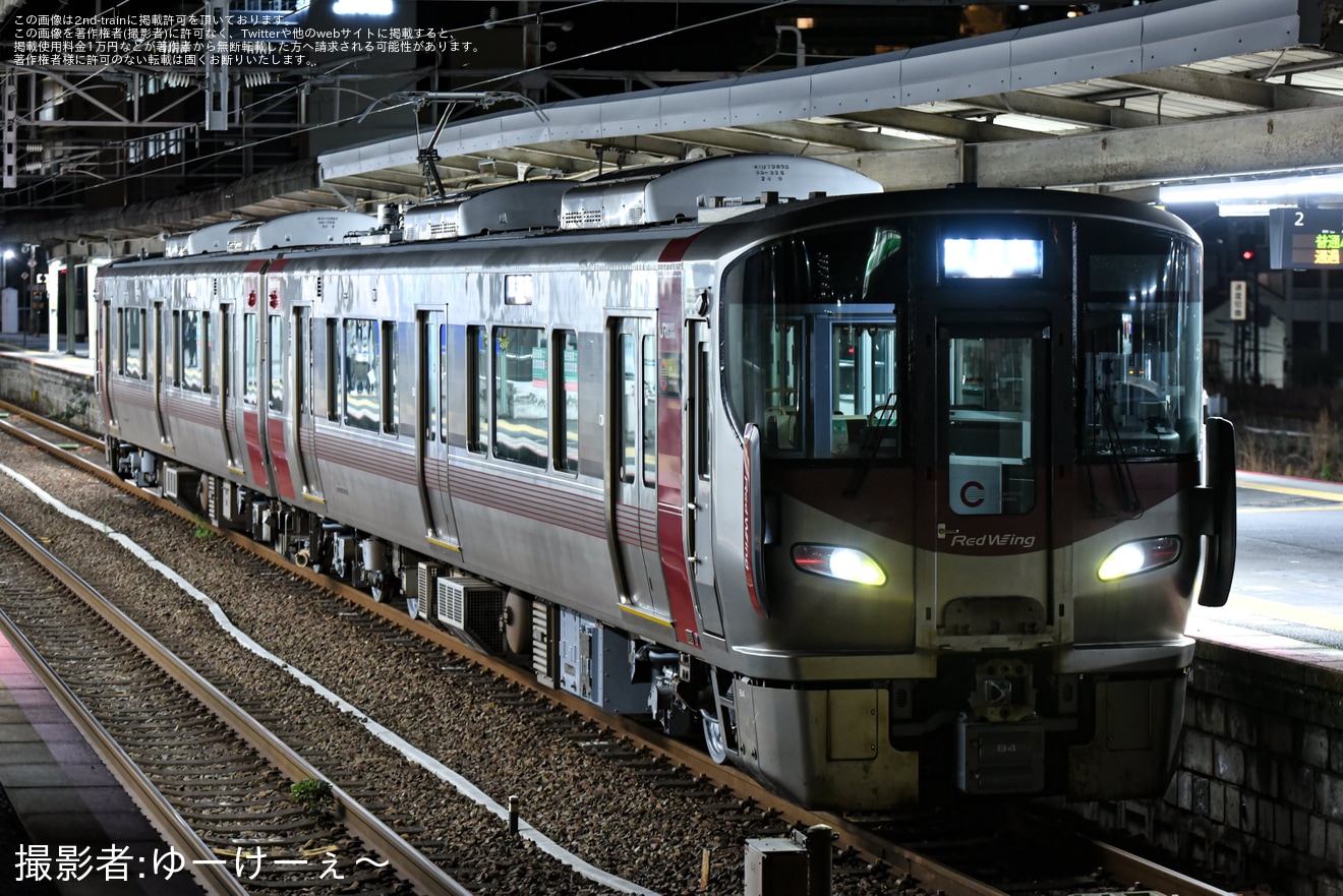 【JR西】227系ヒロS20編成が下関総合車両所本所を出場し回送の拡大写真