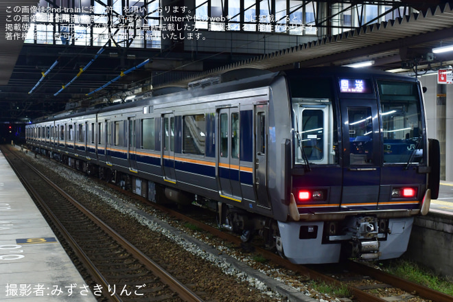 【JR西】207系T8編成 網干総合車両所本所出場回送（2枚目）