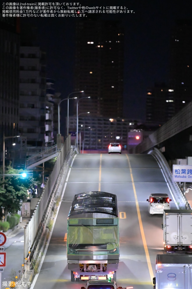 【北急】9000形9008Fが近畿車輛から新造陸送（4枚目）