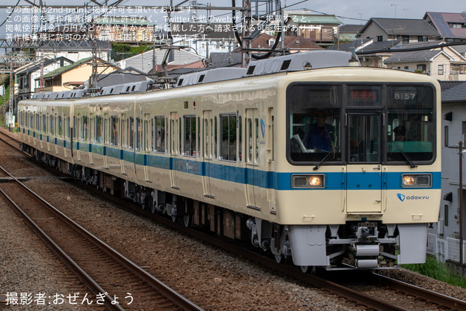 【小田急】8000形8057F(8057×4)重要部検査明け試運転（3枚目）