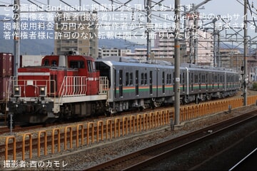 【JR東】E723系5000番台B-6・B-7・B-8編成が川崎車両を出場し甲種輸送