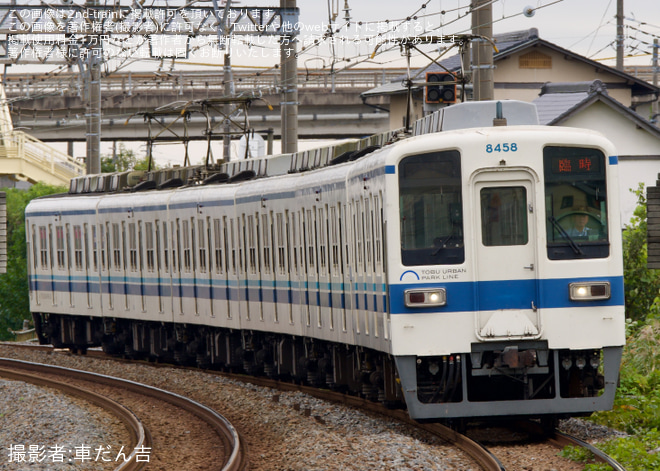 【東武】8000系8158F 廃車回送 - 南羽生～羽生間にて撮影