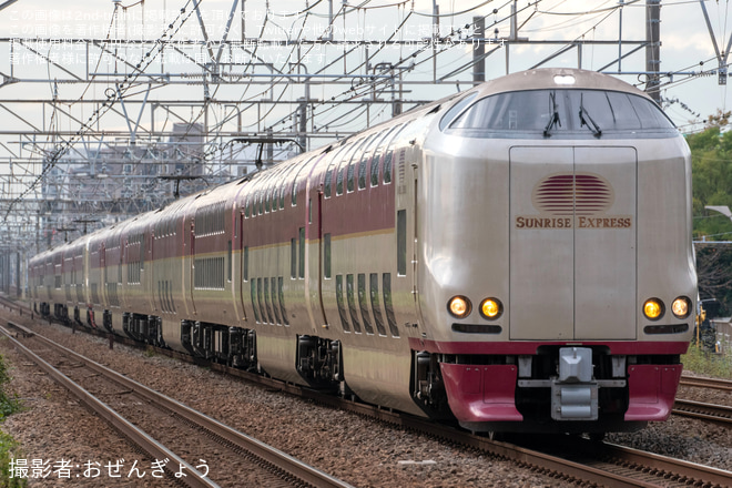 【JR西】サンライズ瀬戸・出雲号が運転打ち切りに伴い姫路から東京方面に回送