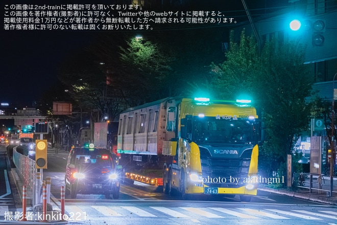【都営】12-000形12-261編成廃車陸送（2枚目）