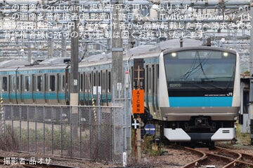 【JR東】E233系サイ135編成 東京総合車両ベースを出場